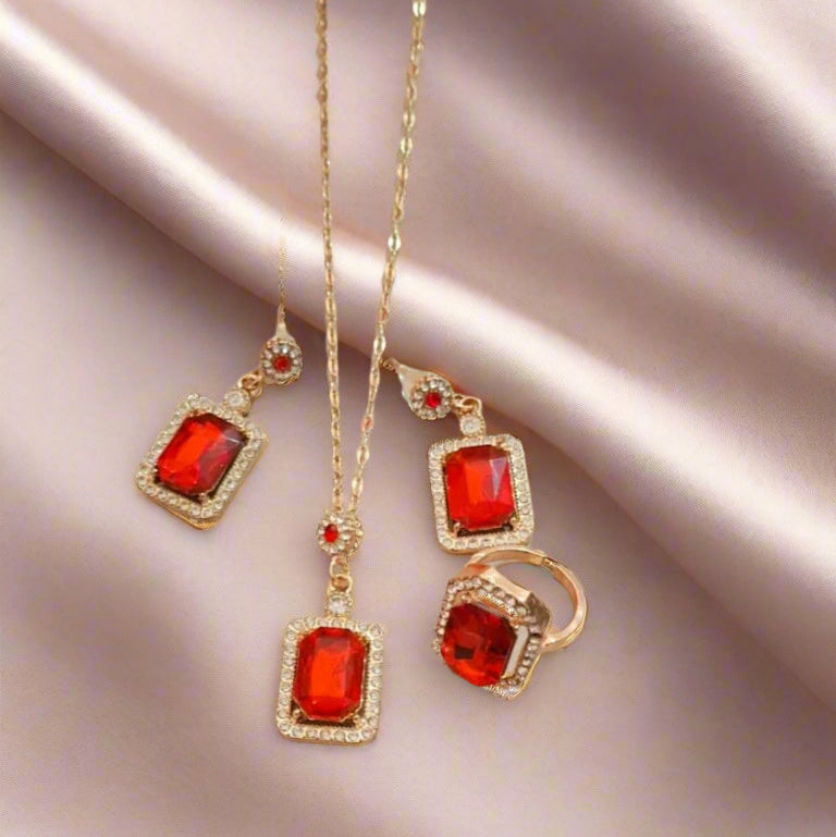 Crimson Spark Pendant