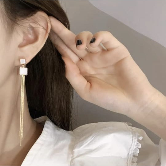 SquareDrape Earring