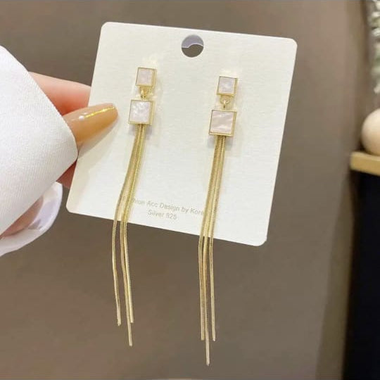 SquareDrape Earring