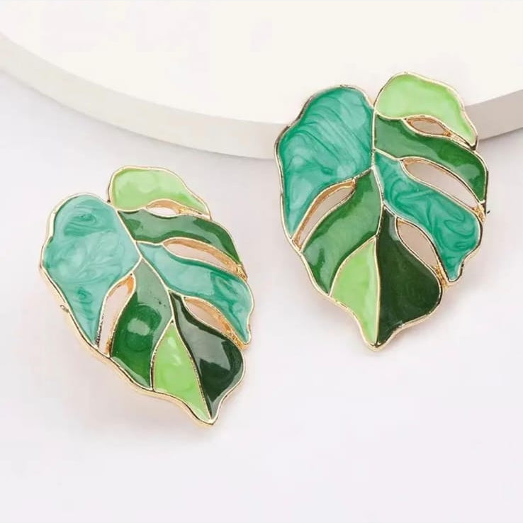 Leaf Luxe Earring Stud