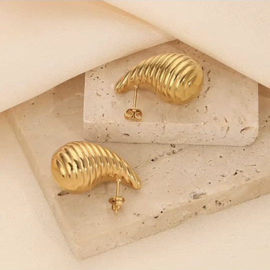 Golden Radiance Studs
