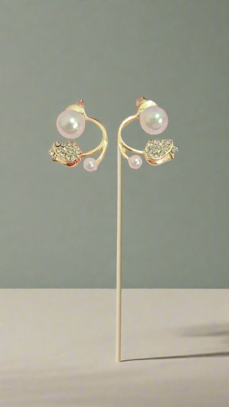 Sparkling Tulip studs