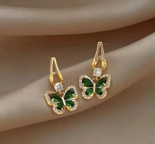 GreenGleam Wings Earrings