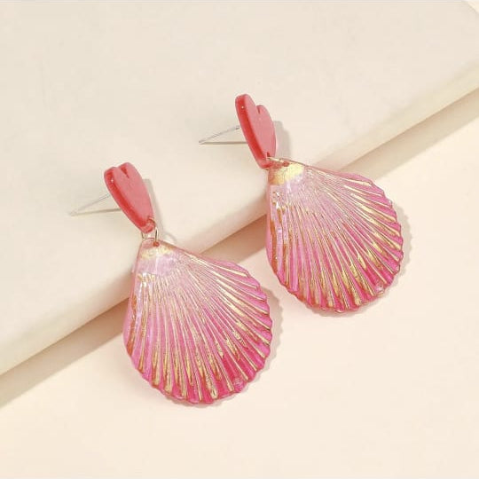 Blush Wave Drop Earring