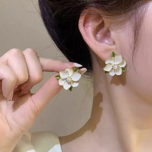 Petal Grace Enamel Studs