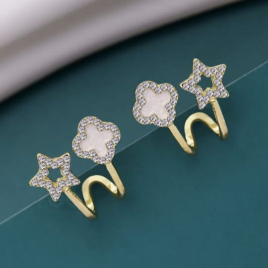 Celestial Clover Studs