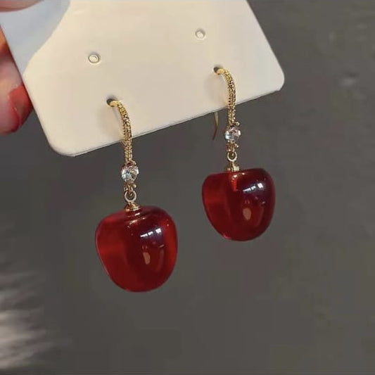 Dazzled Cherry Earring