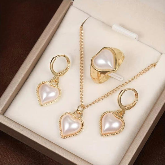 Pearl Heart Necklace