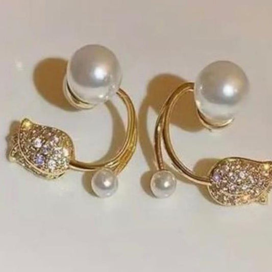 Sparkling Tulip studs